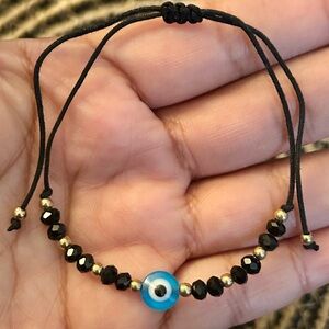 Black Evil Eye Bracelet